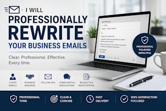 professionally rewrite your business emails