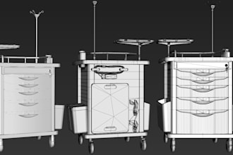 create low poly 3d models for games with clean topology