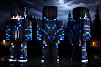 create custom minecraft skin, java and bedrock