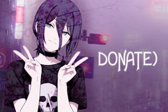 do awesome design for your twitch channel