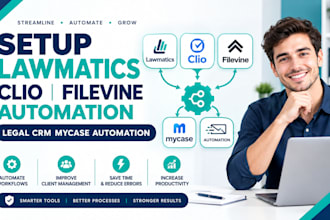 setup lawmatics clio filevine automation legal crm mycase automation