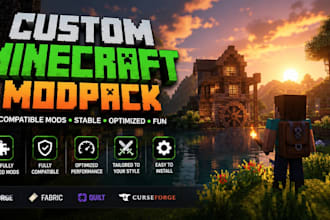 build a custom minecraft modpack with compatible mods