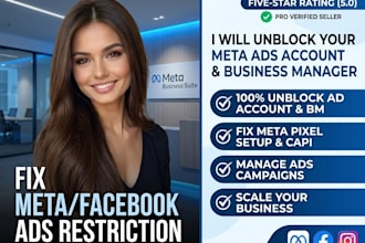 setup and fix meta ads, facebook business manager, and meta pixel