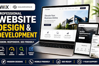 design and develop a wix business website