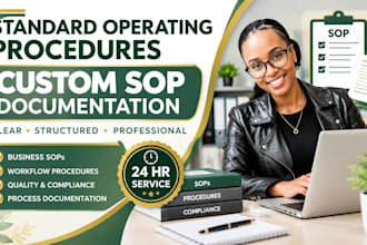 create customized standard operating procedures sops
