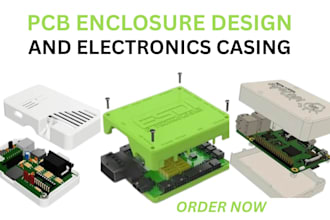 do a custom pcb enclosure, electronic housing, product casing for manufacturing