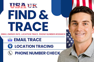 trace and find email owner info, location tracing and phone number lookup as pi