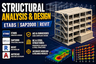 do structural analysis and design using etabs and revit