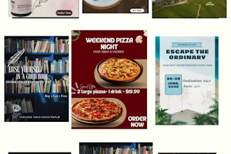 design instagram, facebook post and carousal for your insta