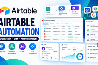 setup air table database design air table make com n8n automation softr webapp