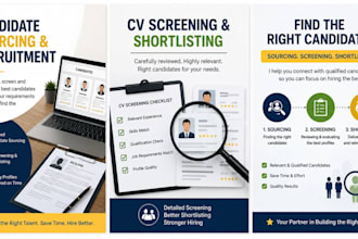source qualified and shortlist candidates