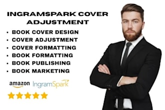 adjust and format your book cover for ingramspark print