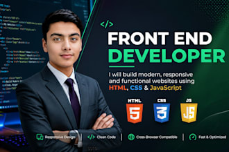 be your front end developer