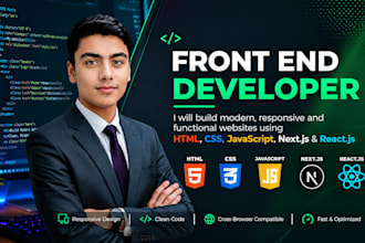 be your front end developer