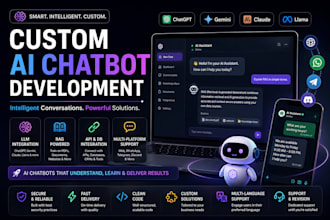 build a custom ai chatbot with chatgpt, rag and llms