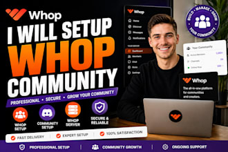 build whop shopify checkout community setup discord integration whop membership