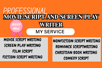 write movie script, movie script writing, screenwriting, screenplay film script