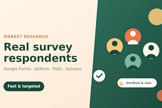 get real audience for contest nominations, online surveys or polls google forms