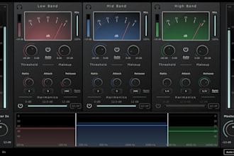 design custom vocal vst3 au plugin UI with professional controls and modern grap