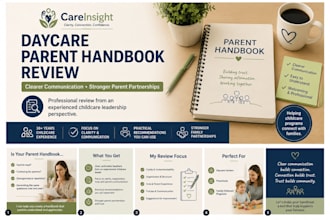 review your daycare parent handbook and improve parent communication