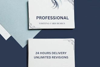 design modern visiting card and business card