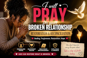 pray for your broken relationship, restoration and reconciliation