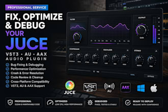 fix optimize and debug your juce vst3 au aax audio plugin professionally