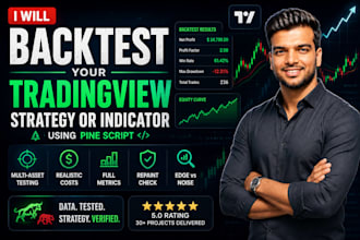 backtest your tradingview strategy or indicator using pine script