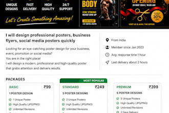 design professional social media posts and graphics