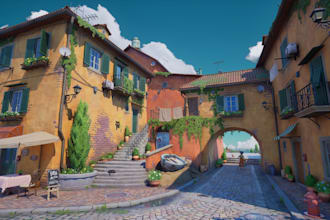 design 3d game environment, map, level design, scenes and props in unity and ue5