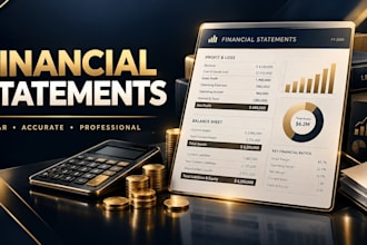 prepare custom financial statements and audit ready reports