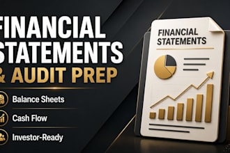 prepare financial statements and audit ready reports