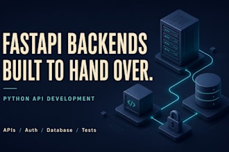 build a production ready python fastapi backend API