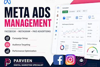 manage facebook and instagram meta ads campaigns