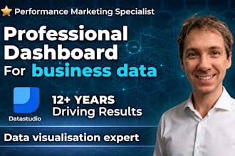 create a professional datastudio dashboard for your business