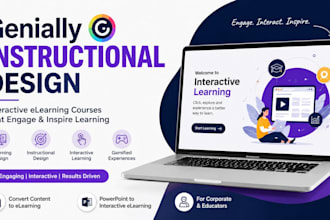 create genially interactive elearning courses and instructional design