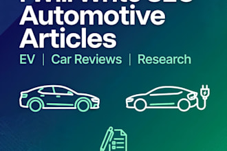 write automotive engineering ev and technical articles