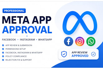 get meta app approval for facebook instagram whatsapp app review and permissions