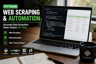 build python automation scripts and web scrapers