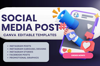 design canva templates, social media design, instagram post, social media posts