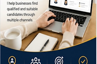 source and screen qualified candidates for your recruitment needs