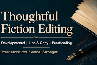 help the story you worked so hard on truly shine