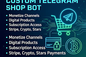 create a telegram shop bot with payment integration