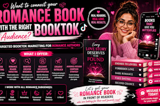 promote your romance book on booktok with influencer outreach