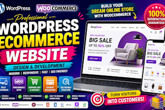 create wordpress e commerce website with woocommerce