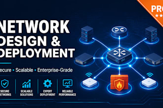 design and deploy a secure, scalable network