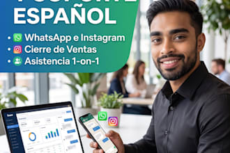 ser tu asistente de ventas online en español