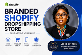 build a branded shopify dropshipping store for your niche