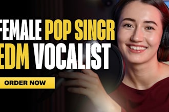 be your female pop singer songwriter edm vocalist female vocalist