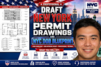 draft new york permit drawings and NYC dob blueprints